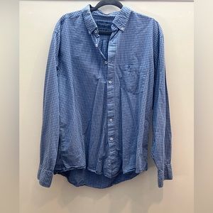 Coastal cotton flannel long sleeve button down